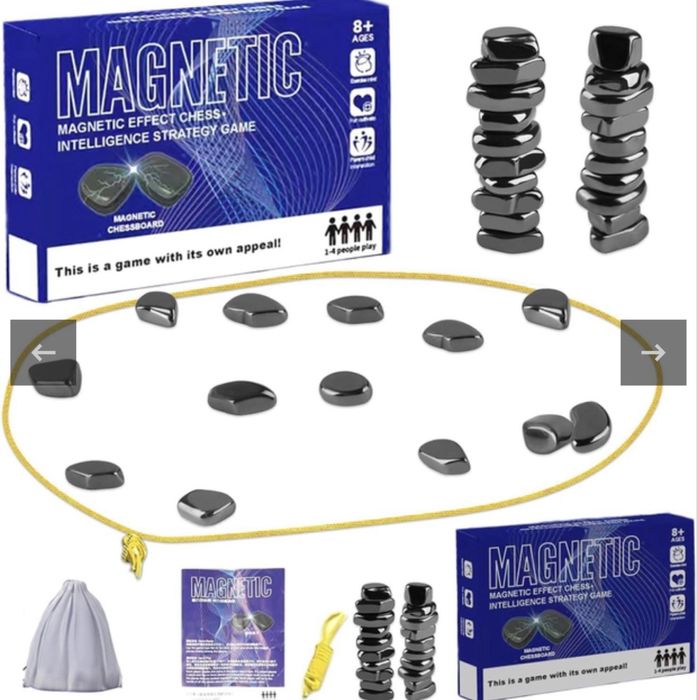 Настільна гра Магнітна Арена, Мотузка з магнітами, Магнітне поле