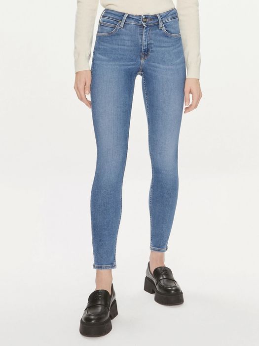 Lee W32 L33 Spodnie Damskie Jeansy Niebieskie Foreverfit D2330