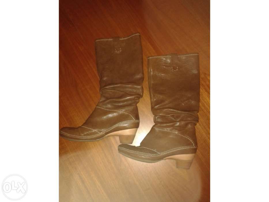 botas prof castanhas tam 37 como novas