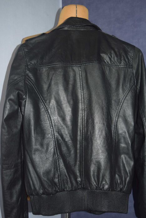 Lee Cooper Kurtka skórzana męska skóra delikatna i miękka _S