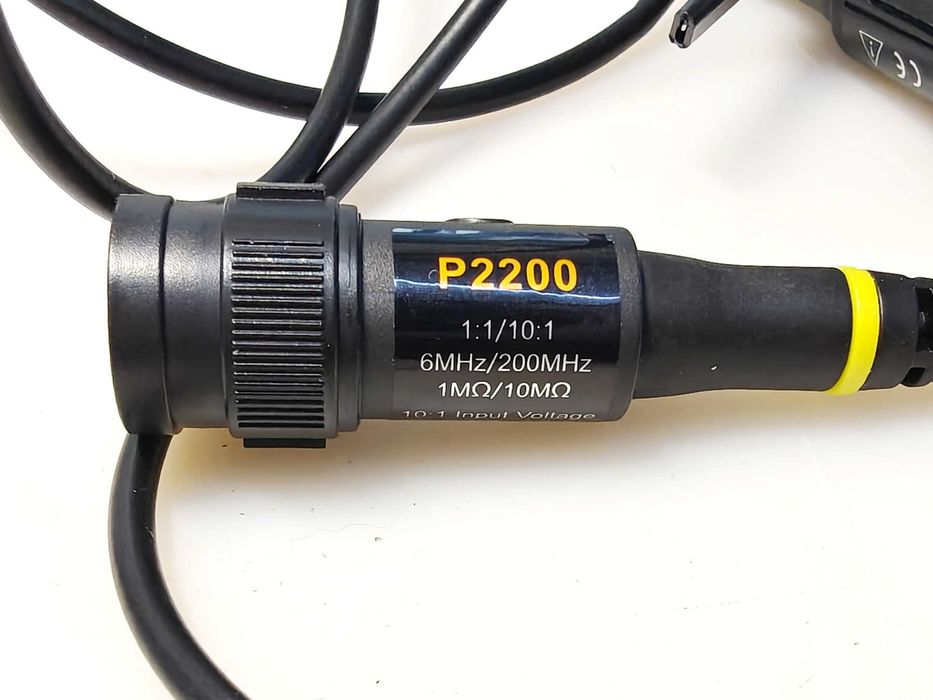 Щуп зонд P2200 200МГц для осциллографа с делителем 1x:10x, 600В