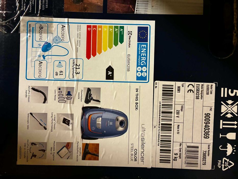 Odkurzacz ELECTROLUX UltraSilencer - używany, uszkodzony