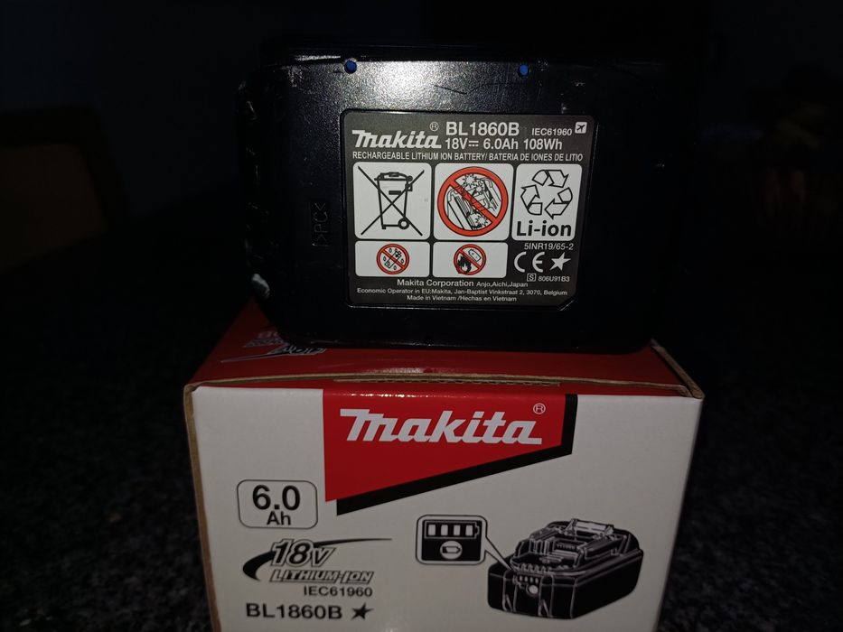 Bateria Makita 18V 6A