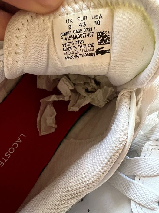 Sapatos da Lacoste Brancos