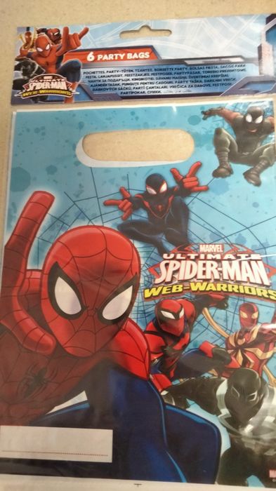 Sacos prendas do homem aranha