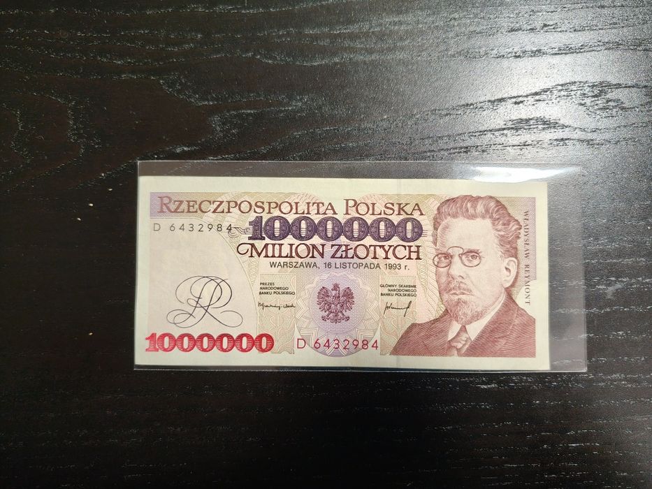 Banknot 1 milion 1993