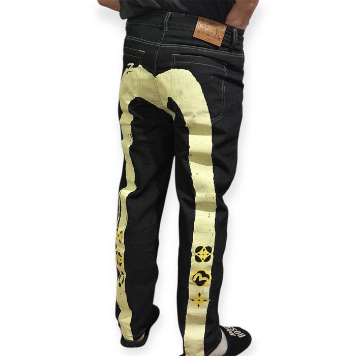 Джинси EVISU | Чоловічі 34 (L) | темні | Японський бренд