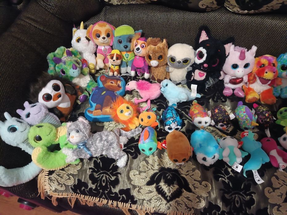 Глазастіки TY/глазастики тварини/динозаври/кіт/сова/собачка