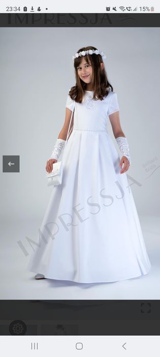 Alba sukienka komunijna Impressja sr-40  146