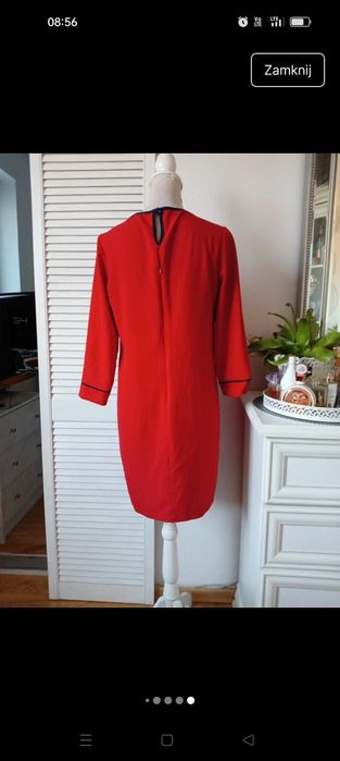 Sukienka czerwona rozmiar m marki quiosque