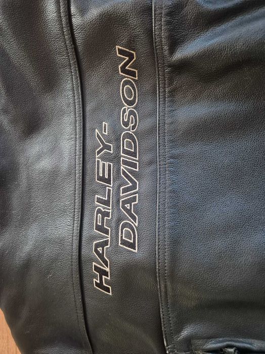 Casaco pele Harley Davidson tamanho L