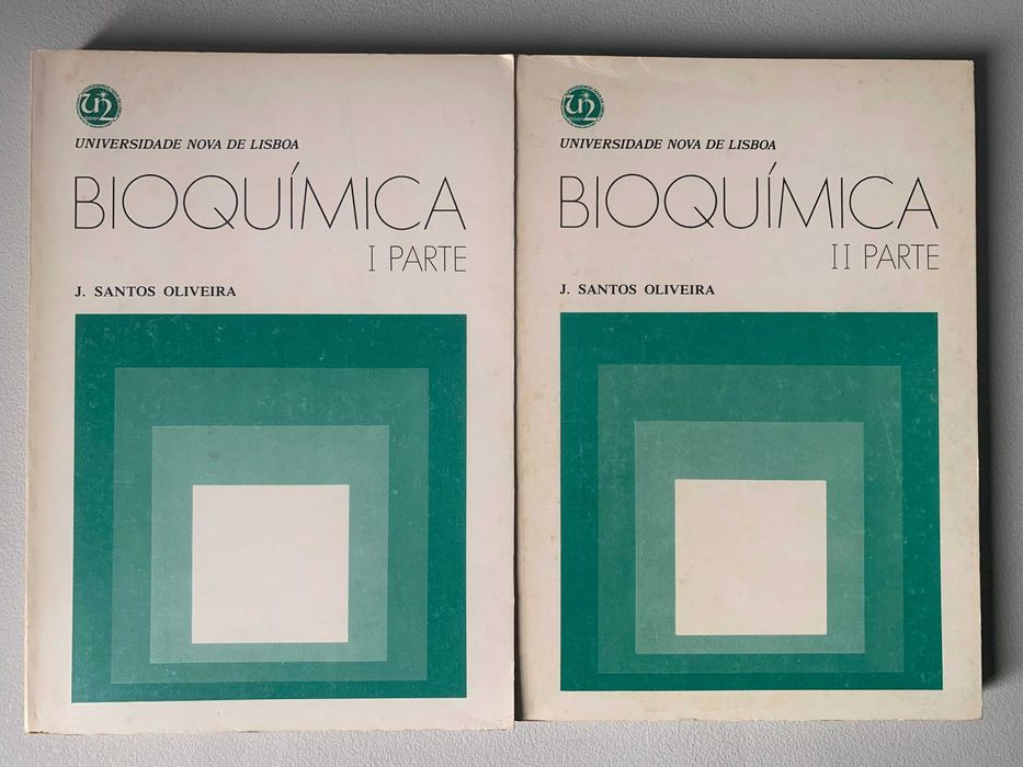 Bioquímica, de J. Santos Oliveira - Volumes 1 e 2