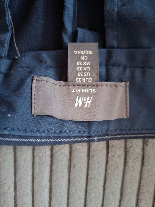 Spodnie garniturowe slim fit H&M