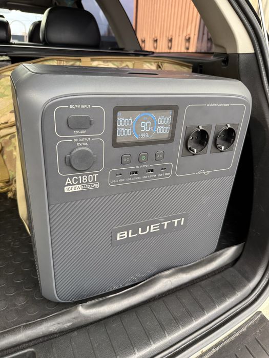 Зарядна станція Bluetti AC180T 1800Bт з чохлом комплектом