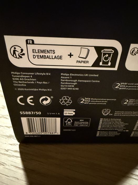 MÁQUINA BARBEAR Philips modelo S5887/50 NOVA