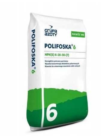 Polifoska 6 – worek 50 kg! – nawóz uniwersalny na trawnik warzywa