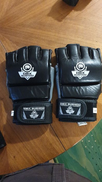 Rękawice MMA Bushido DBX skóra naturalna