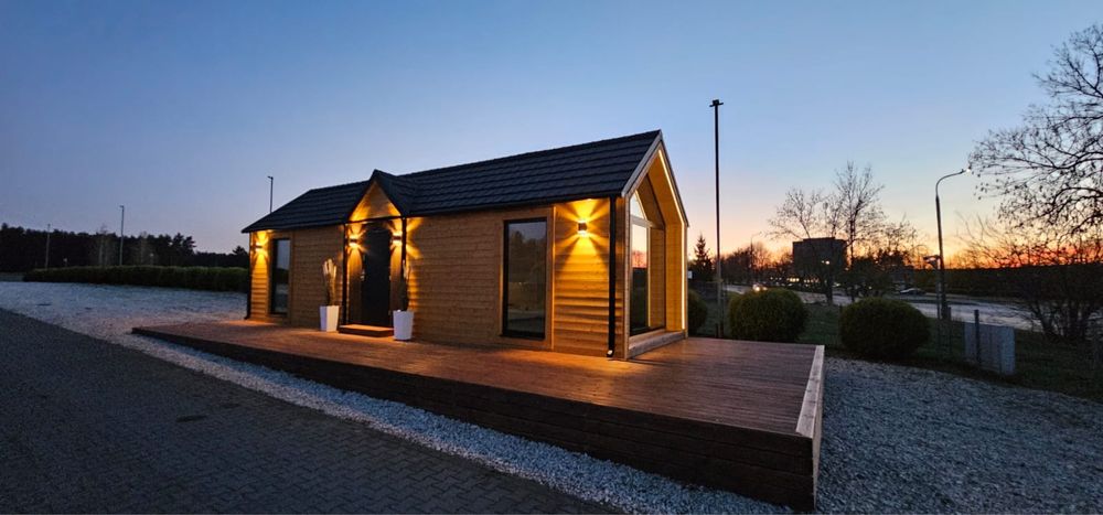 Luxusowy Premium Domek drewniany Ogrzewanie Smart