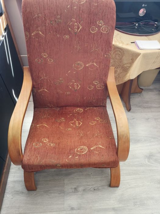 Sofa rozkładana i fotel