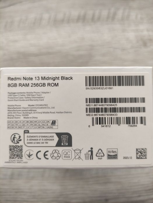 Redmi note 13.  .