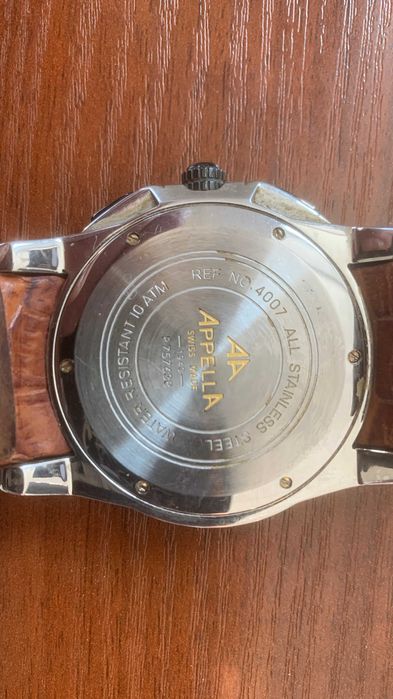 Швейцарський годинник Appella Geneve Swiss Made (10 ATM, Сапфір)
