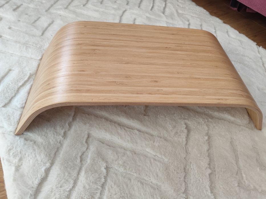 IKEA SIGFINN podstawka pod monitor okleina bambusowa