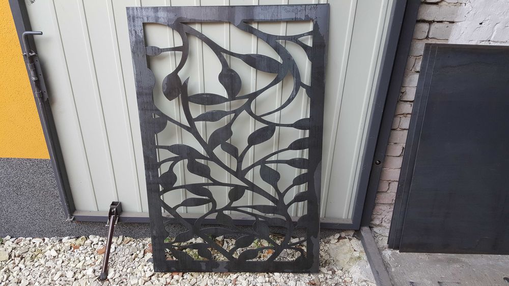 Blacha ozdobna ażurowa CNC blacha 2 MM NOWOŚĆ bramy balustrad ogrodzeń