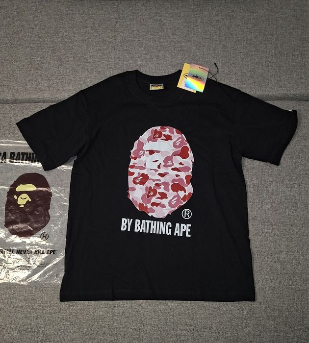 Czarna koszulka bape