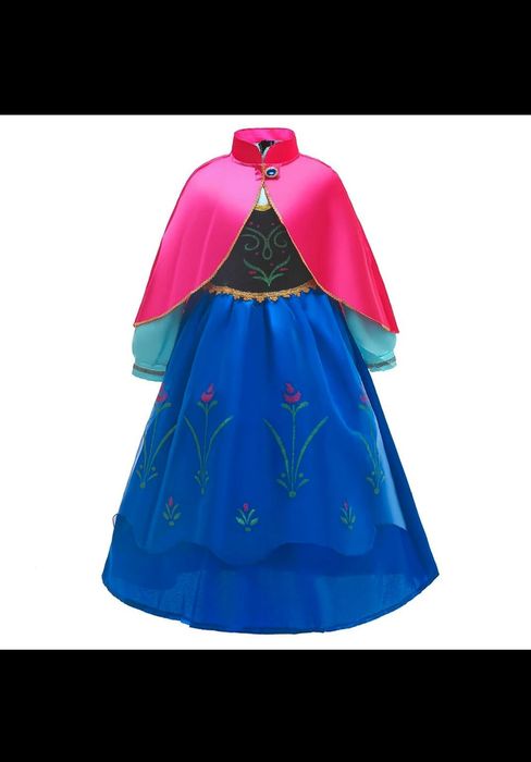 NOWY strój karnawałowy  ANNA ANNY Kraina Lodu Frozen kostium 122/128 6