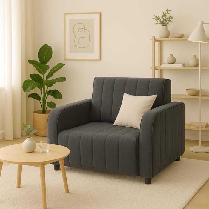 Fotel rozkładany AMERYKANKA jednoosobowa funkcja spania Sofa rozkładan