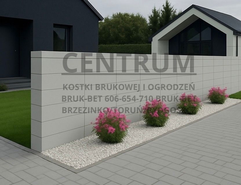 Pustak ogrodzeniowy 50x19x19, 50x22x20 Continental BRUK-BET Rezydencja