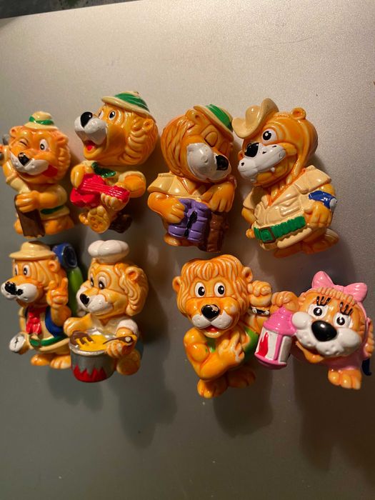 Фігурки Кіндер Леви (левенята) колекція 90-х років (Kinder львы)