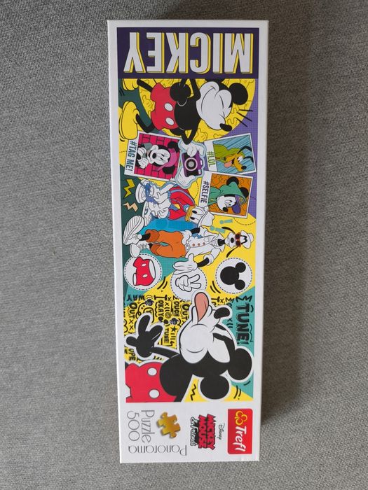 Puzzle Trefl 500 Panorama Mickey Mouse Disney Kreskówka Bajka Miki