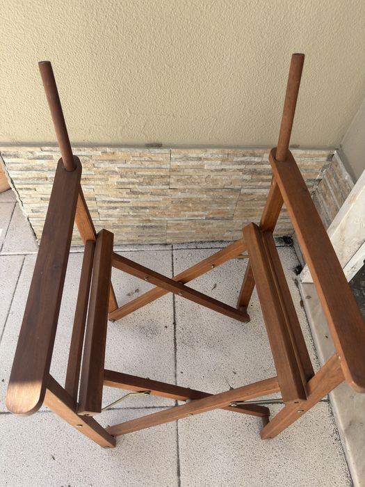 4 cadeira de exterior sem pano