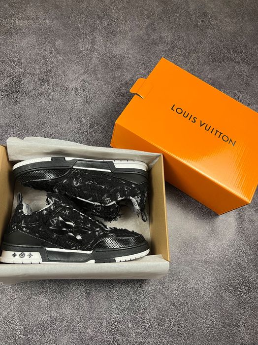 [БЕЗ ПРЕДОПЛАТ] Louis Vuitton Skate Low Trainers Black