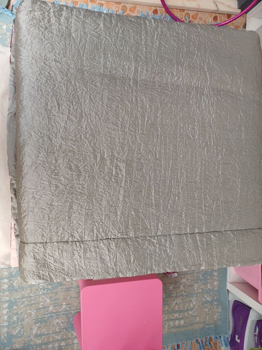 Colcha casal de organza