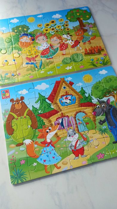М'які пазли Vladi Toys Ріпка та Рукавичка по 24 елементи
