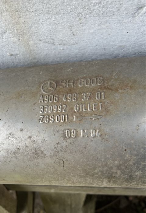 Вихлопна  мерседес