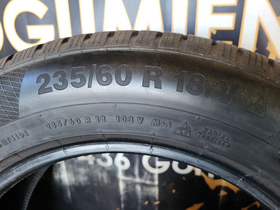 Opony zimowe 235/60/18 Continental 7,3mm