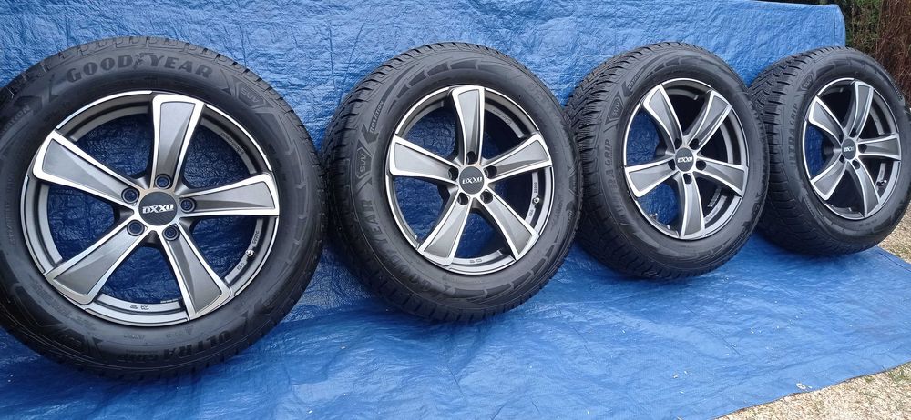 Felgi Koła Aluminiowe 215/65/R17 GOODYEAR 8mm 5x112 SKODA AUDI SEAT VW