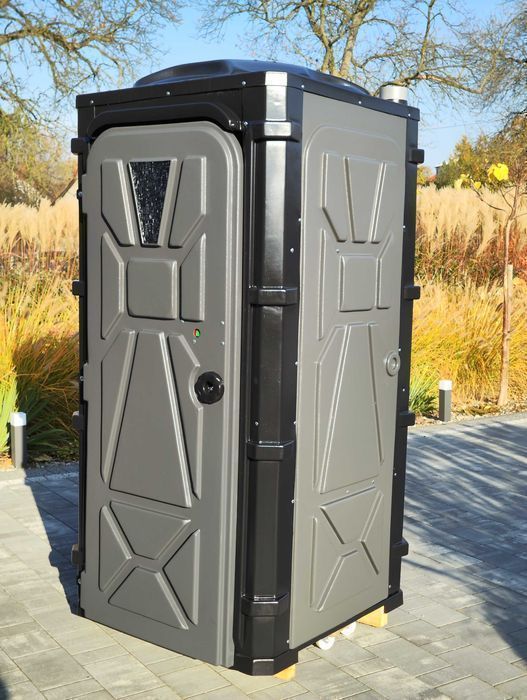 Toaleta przenośna ogrodowa na budowę na działkę do sadu budowlana