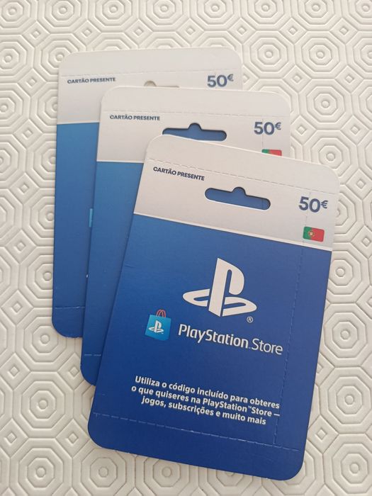 Cartão físico PlayStation Store (PS4 e PS5)