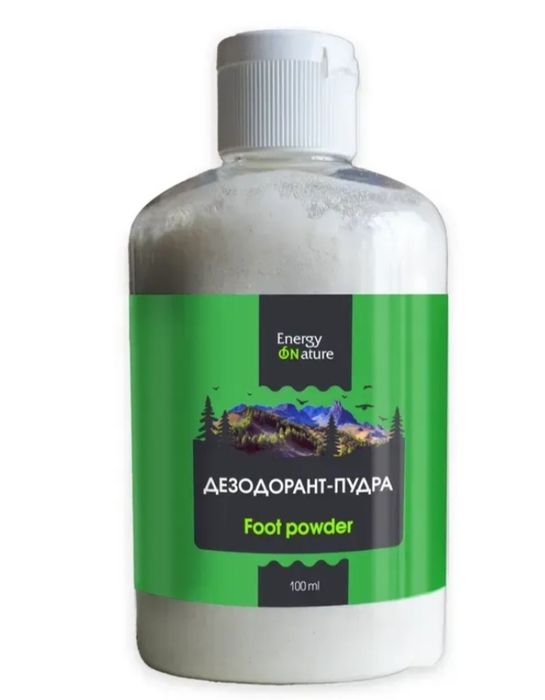 Дезодорант-пудра від пітливості ніг