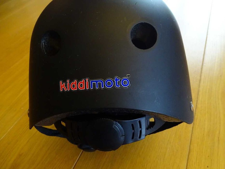 Kask Kiddimoto czarny 48-53 cm