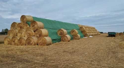 Fliz plandeka włóknina do okrywania słomy siana ochrona stogu