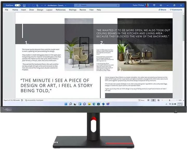 Монітор Lenovo ThinkVision S27-i30