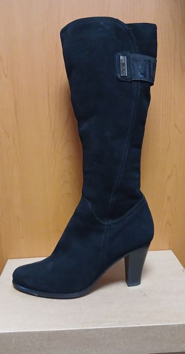 Сапоги женские из замши, зима,р 39