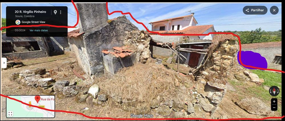 Moradia para reconstrução no Casal do Barril – Soure