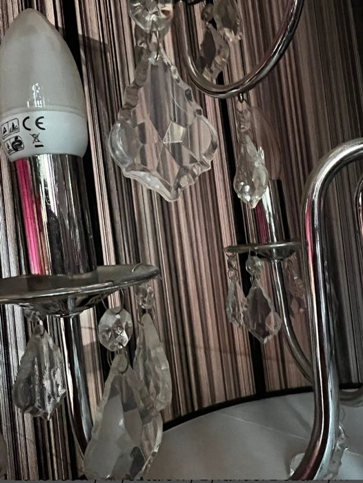 Lampa żyrandol kryształki nowoczesny design