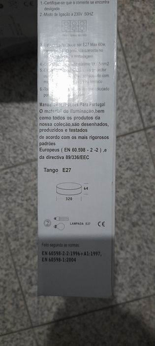 5 Foco lâmpada E 27 novos